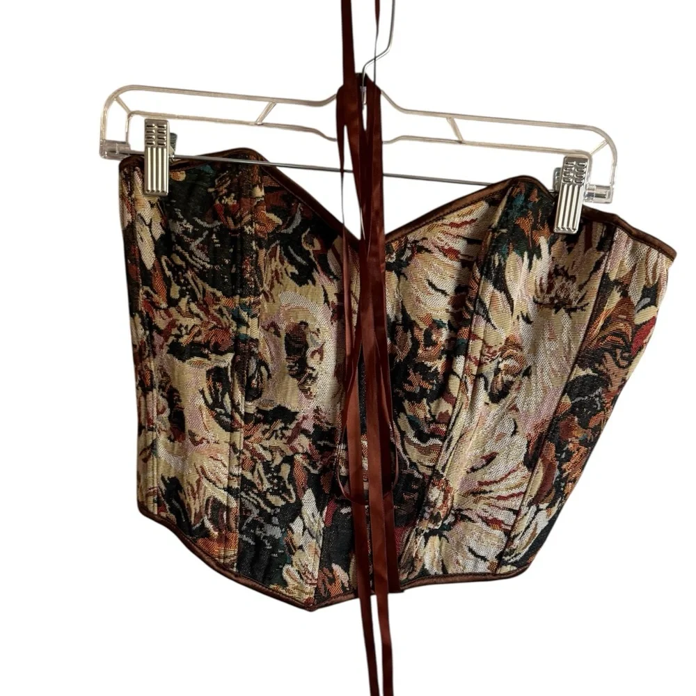 Floral Corset Top - Picture 1 of 2